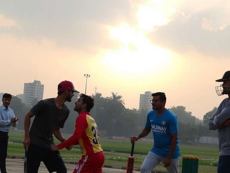 Mumbai Cricket Challenge Game Cover Showing Street Cricket Scene